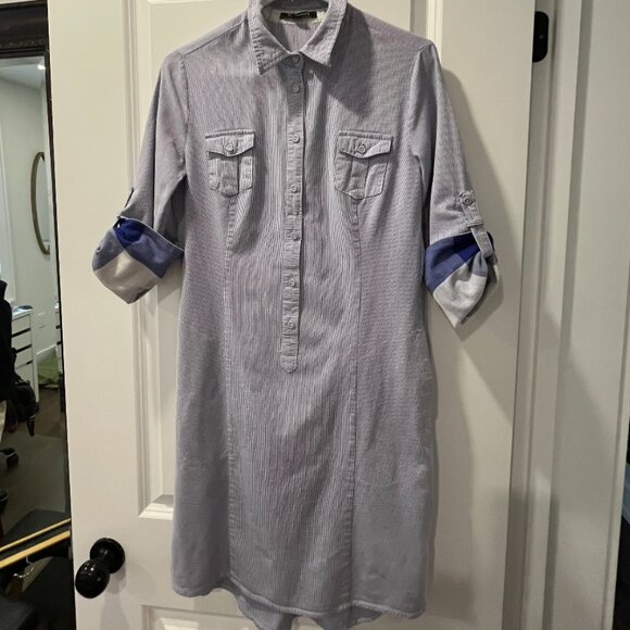 💙 Classic-Chic ST-MARTINS Striped Shirt Dress – EU 36 / S 💙 - Picture 9 of 10